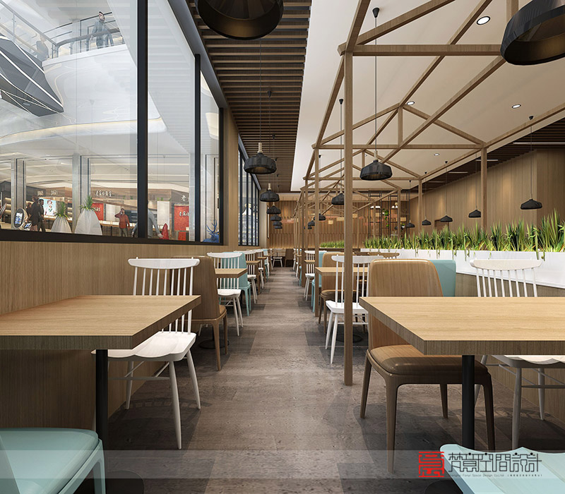 鄭州餐飲設(shè)計(jì)——龍子湖員工餐廳