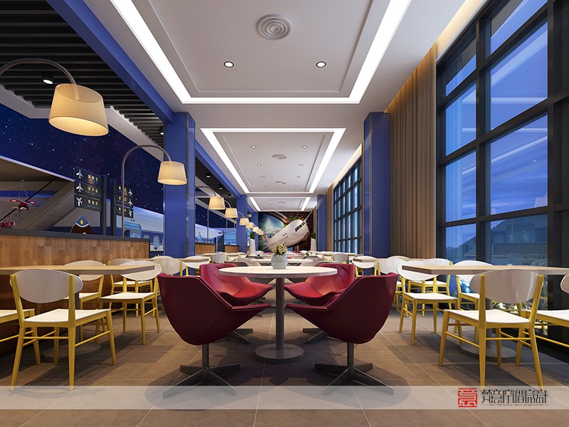 鄭州餐飲設(shè)計——鄭州航院餐廳